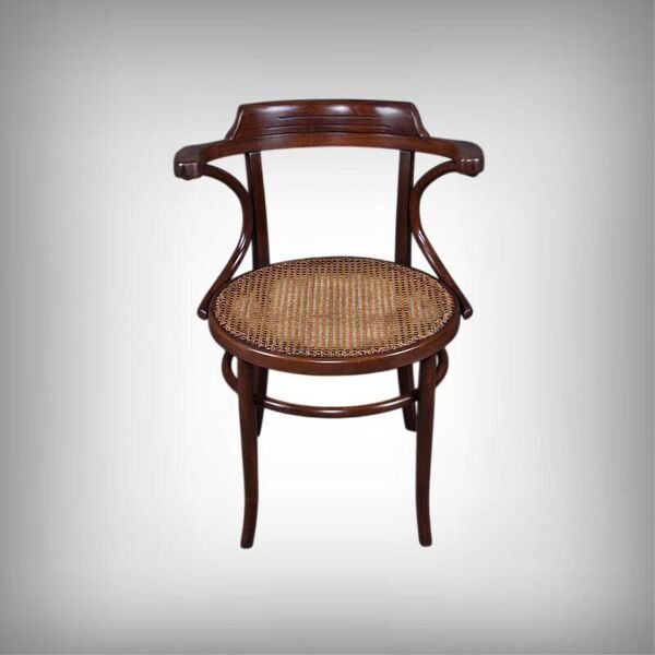 Fauteuil en hêtre courbé, maison Baumann – début XXe