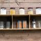 Large wall shelf, country style