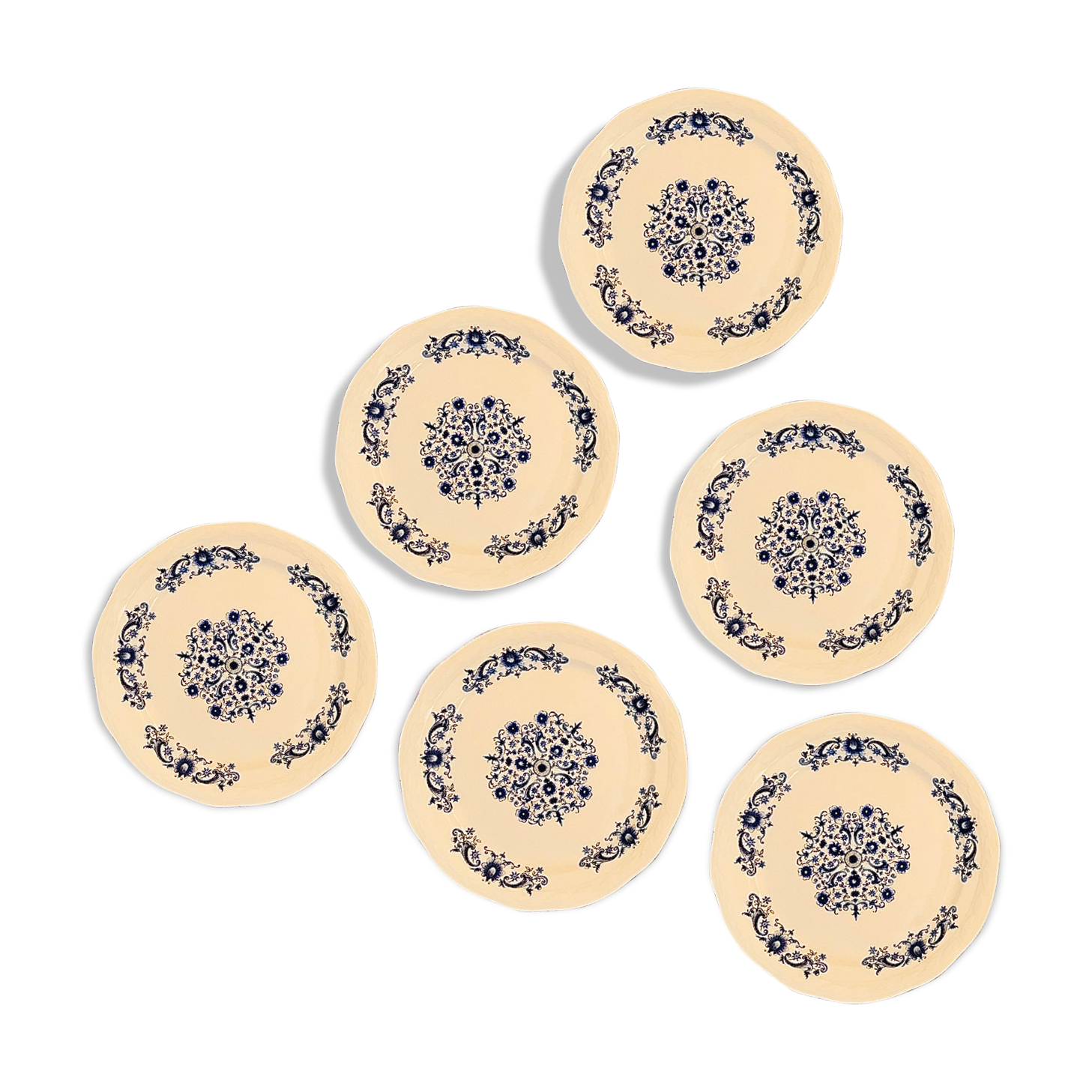 Dessert plates Moulin des Loups