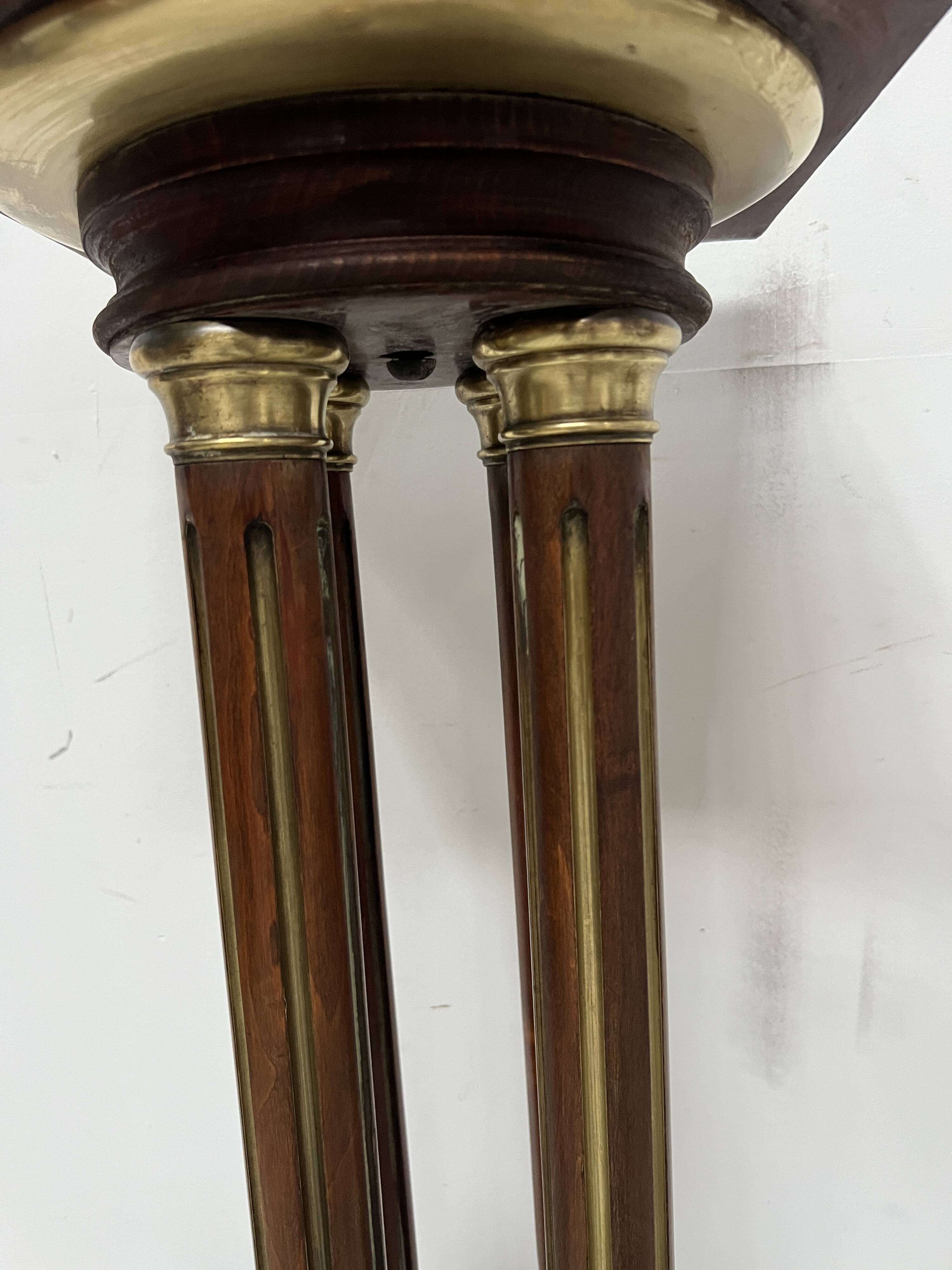 Napoleon III style mahogany display column, 20th century