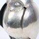 Brutalist sculpture decorative owl folk art