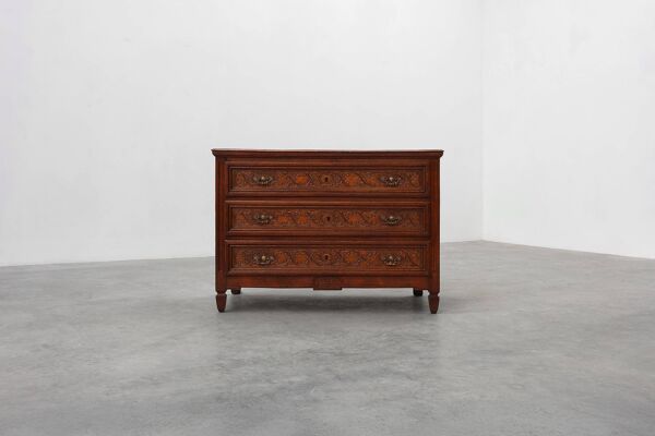 Commode en chêne de style Renaissance italienne, XVIIe siècle