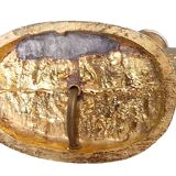 Gilded bronze lamp Stéphane Galerneau