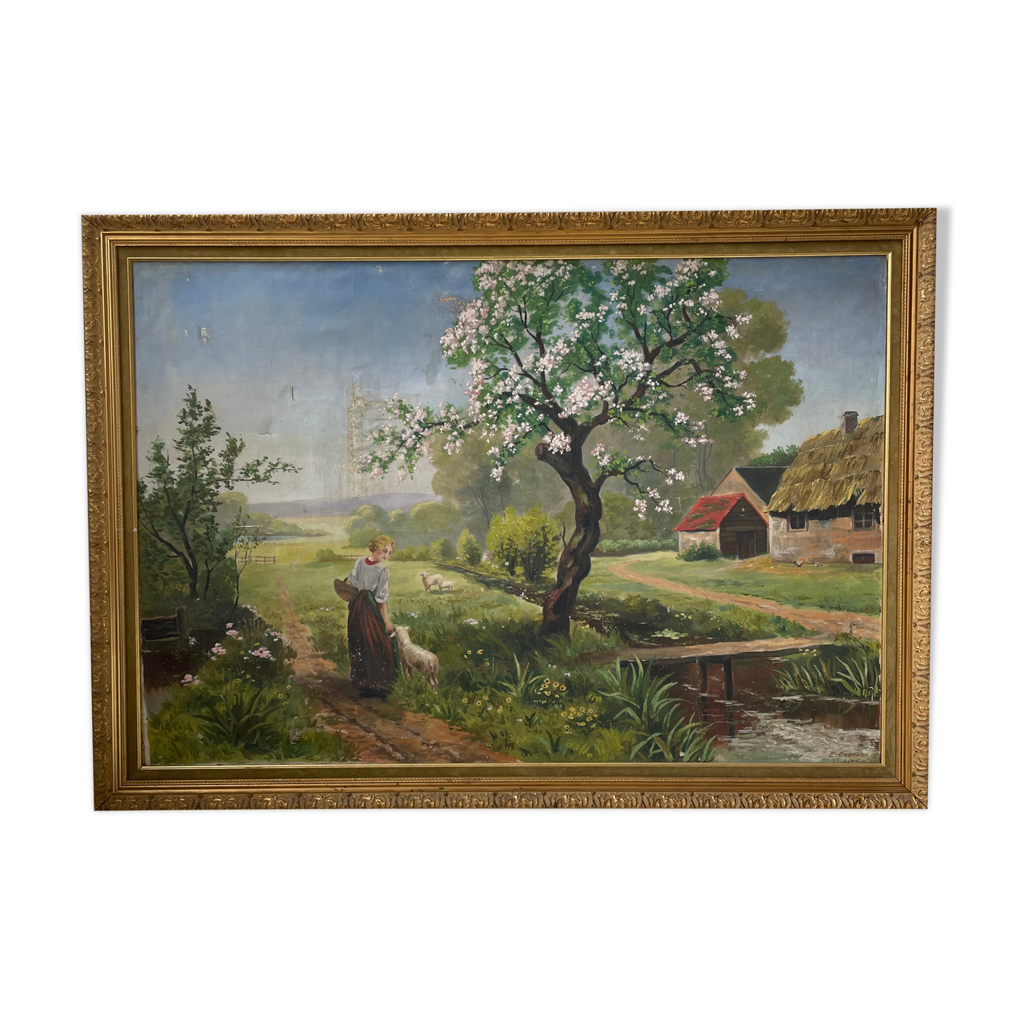 Oil painting canvas 1944 XL