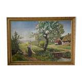 Oil painting canvas 1944 XL