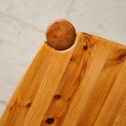 Table et 6 fauteuils brutalistes, Rainer Daumiller, Danemark, années 70