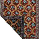 Anatolian handmade kilim rug 260 cm x 99 cm