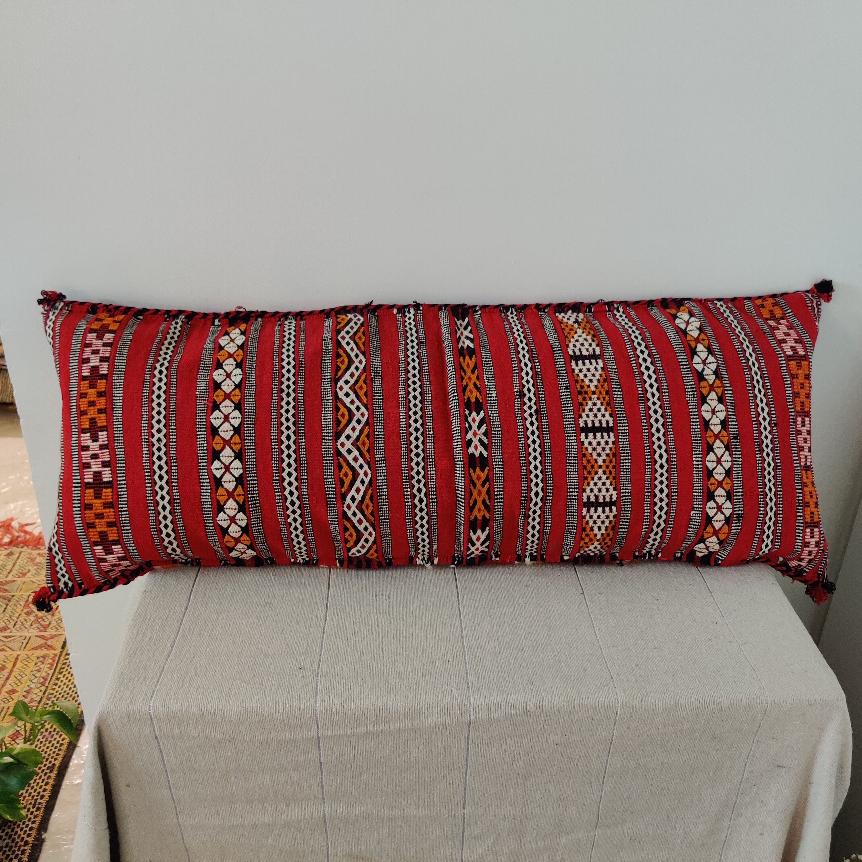 Long berber cushion moroccan vintage