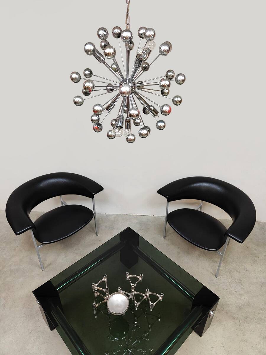 Vintage design chandelier Sputnik Cosack Leuchten 'Space Age'