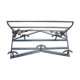 Wrought iron vest and a shelf with a hat