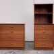 Commode bibliothèque teck scandinave édition Roche Bobois 1960