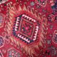 Tapis coureur vintage du Moyen-Orient Malayer fait main en laine 108 x 321