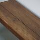 Large rustic farmhouse dining table from the French 19th century, in old elm