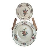 Lot de 2 plats Villeroy & Boch Mettlach 1562 – décor floral vintage