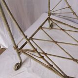 Painted metal planter