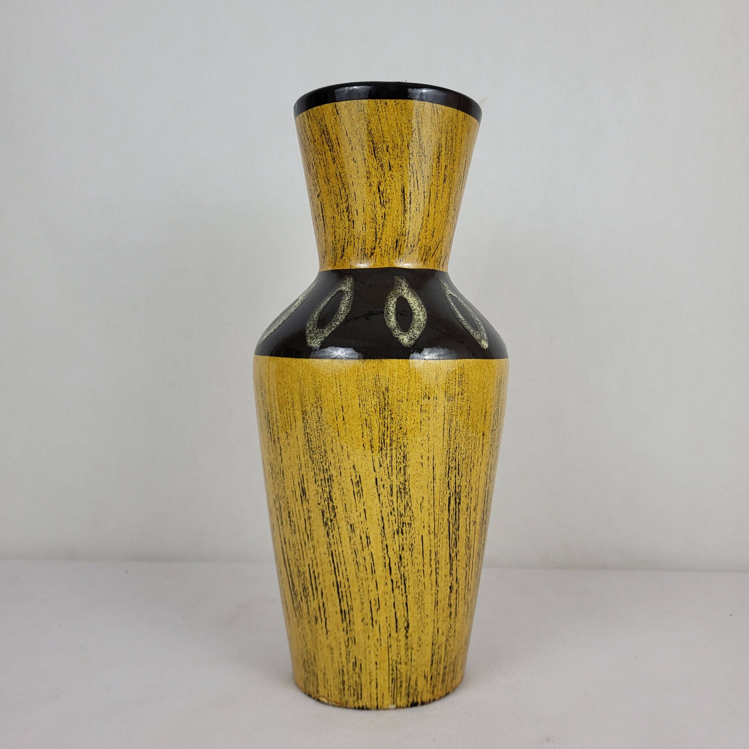Vintage Scheurich ceramic vase 1960-70'