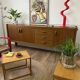 Grande enfilade vintage brutaliste