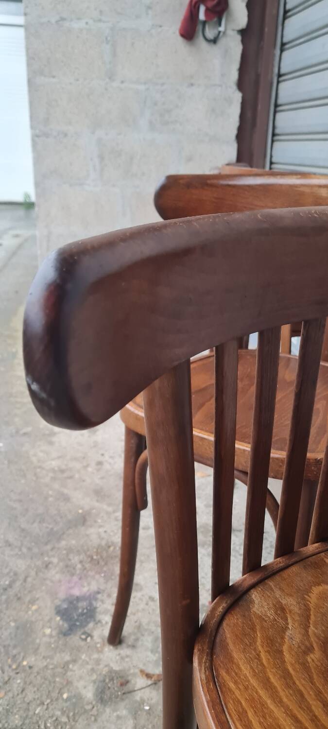Set of 3 Baumann bistro chairs