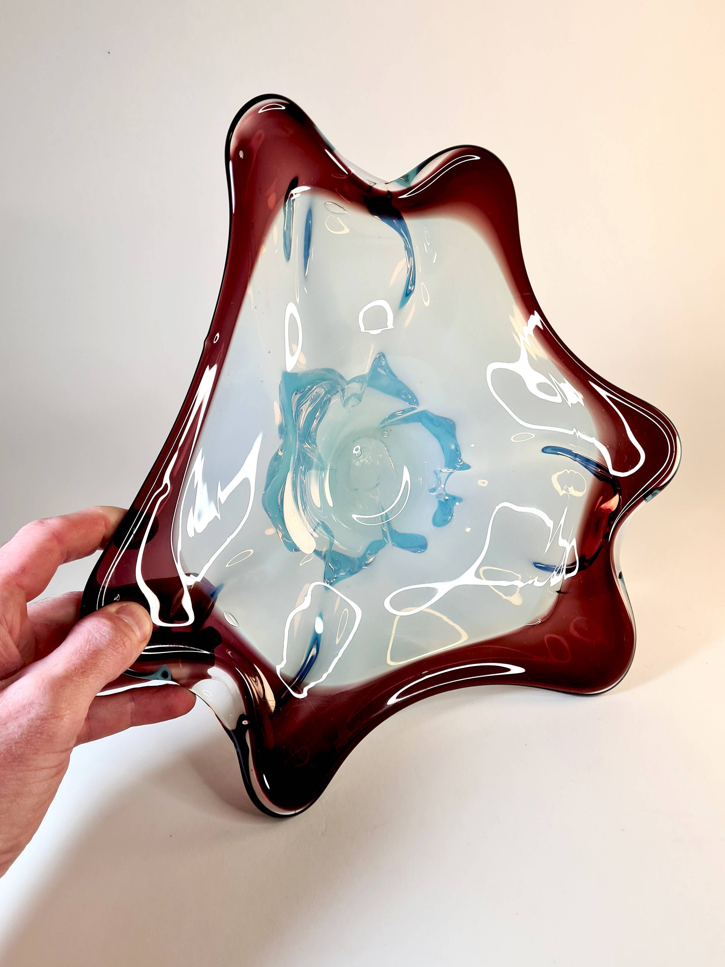 Large Murano glass centrepiece 🌊