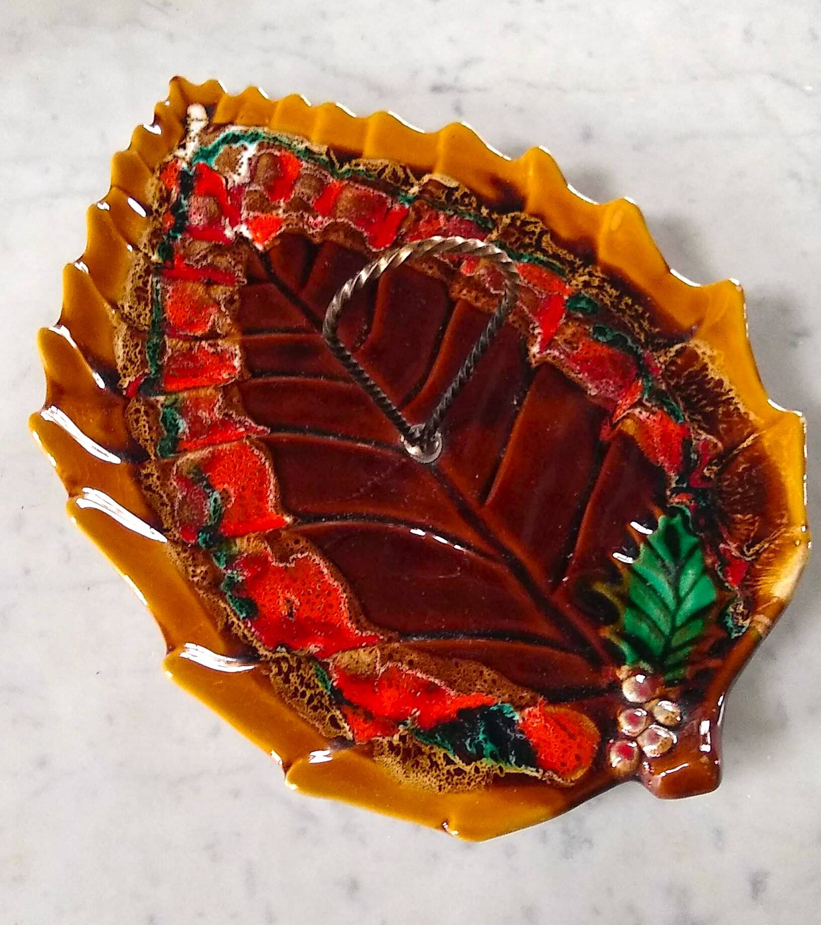 Vallauris Christmas and Party Cheese Platter from the 60s