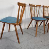 6 vintage bar bistro chairs, 50s/60s