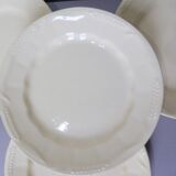 Set of 4 vintage flat plates from Moulin des Loups and St Amand 210369