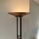 Lampadaire halogène vintage Elleluce – vasque cuivre & structure acier
