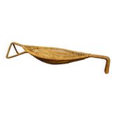Corbeille vintage de style danois en osier