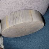 Grey marble ashtray