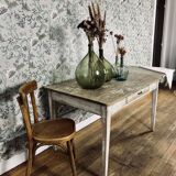 Farmhouse table with extension