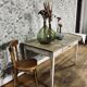 Farmhouse table with extension