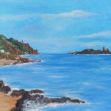 Painting on canvas Cancale