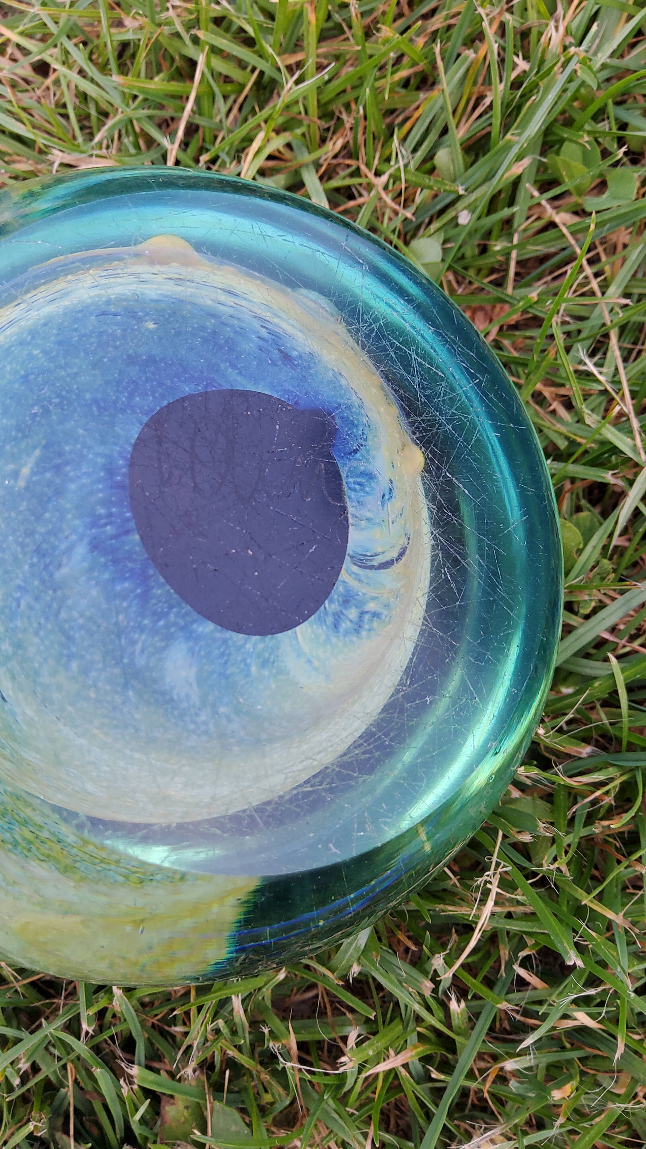 Sulfide Press- Murano glass paper signed Molina from the 70s