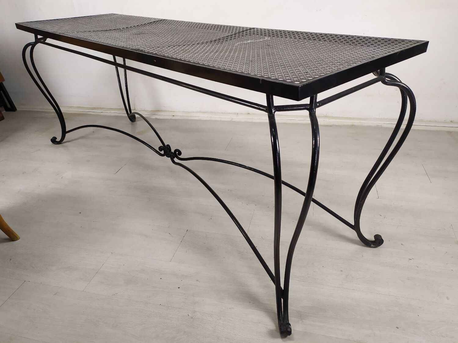 Table de jardin fer