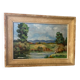 Peinture paysage de campagne signée