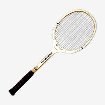 Raquette tennis bois ancienne - rossignol lady pro - manche lm 4 1/4 - usa