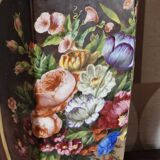 Duo of 19th century vases in Paris JP porcelain