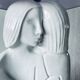 Lampe couple enlacé en céramique