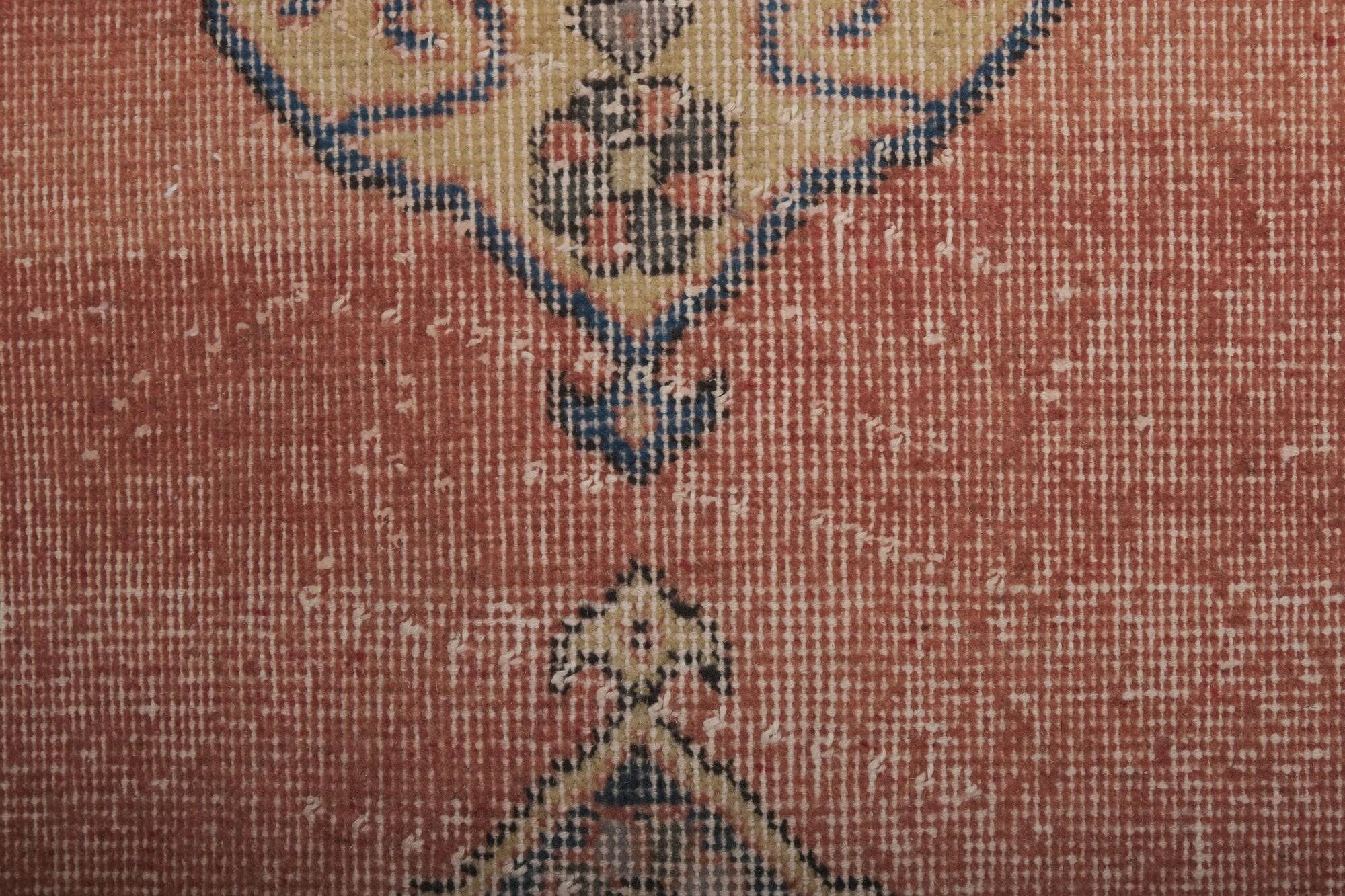 Vintage Turkish hallway rug 115x381 cm