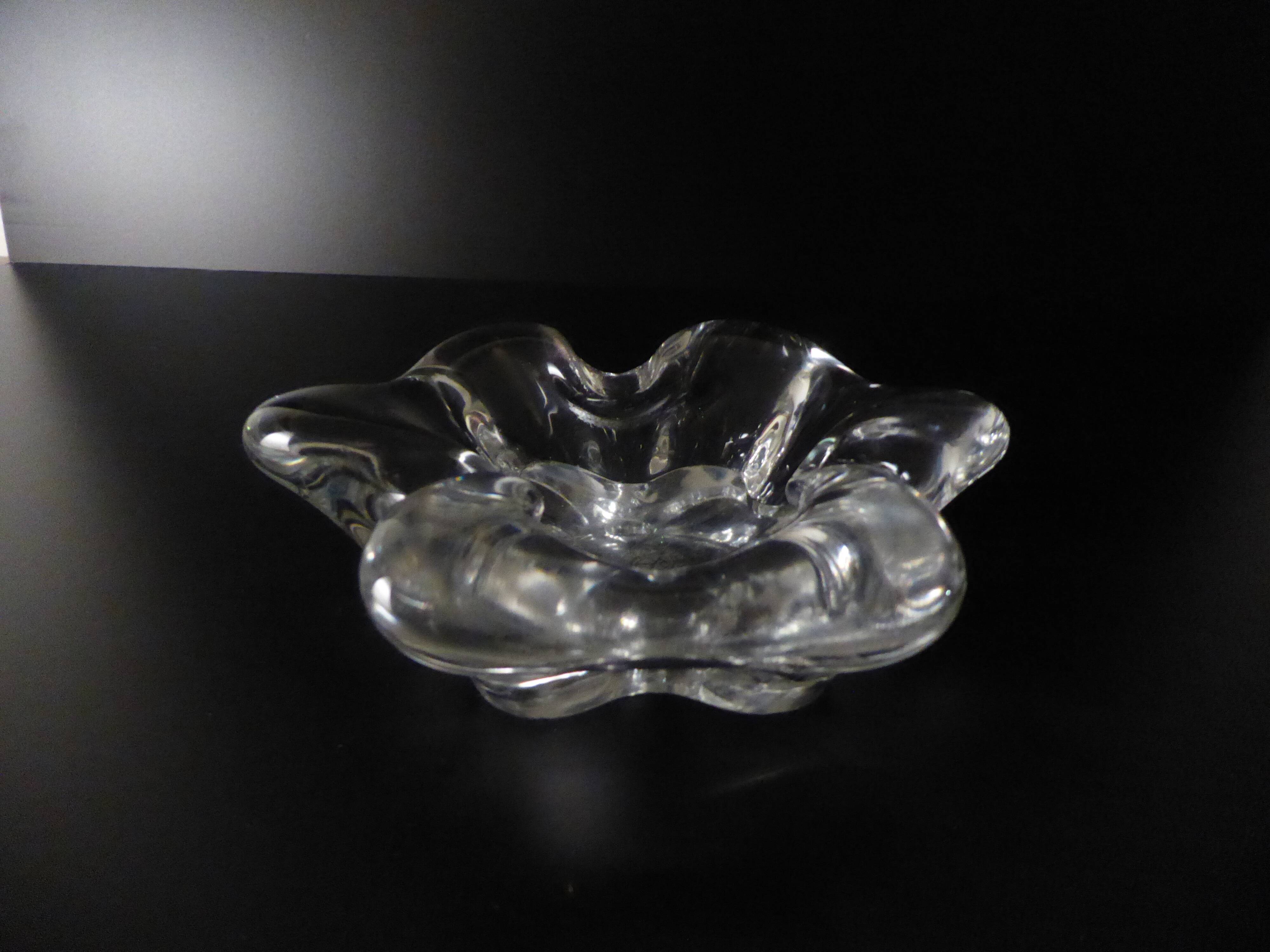 Ashtray or empty crystal pocket of Sèvres