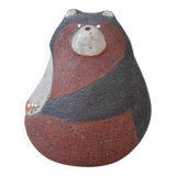 Bear Figurine in Ceramic by Thomas Hellström for Nittsjö, 1960s