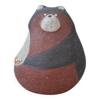 Bear Figurine in Ceramic by Thomas Hellström for Nittsjö, 1960s