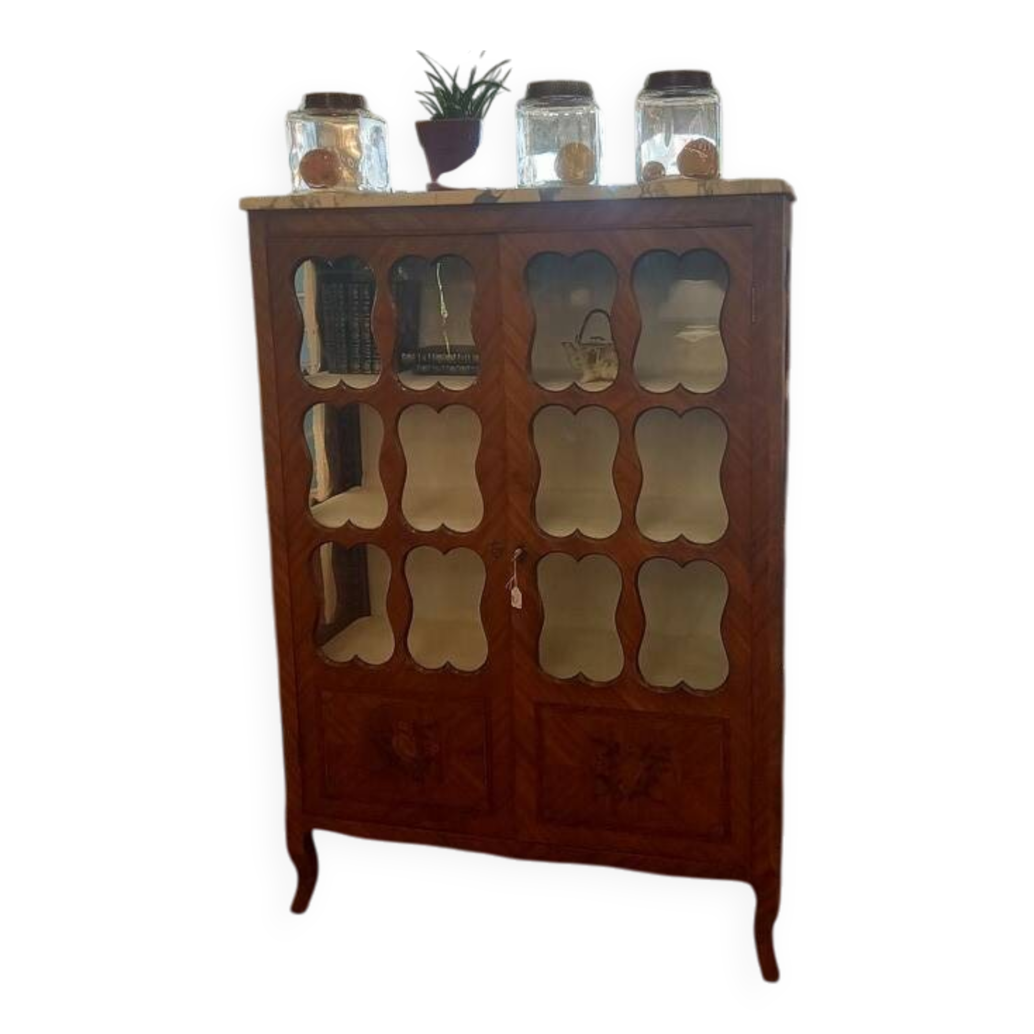 Louis XV Marquetry Display Case