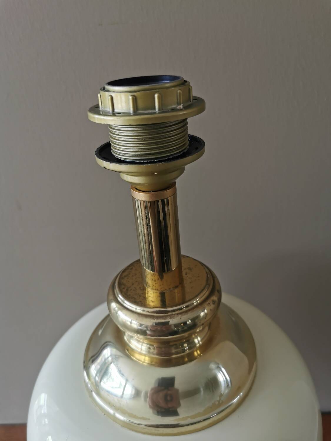 Large vintage Le Dauphin lamp base