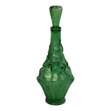 Italian glass decanter green