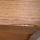 Commode  pieds compas bois brut 1950