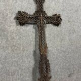Calvary cross from the Napoleon III period in cast iron (2)