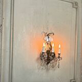 Pair of Lyre Shaped Wall Lights