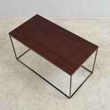 Contemporary teak side table or end table