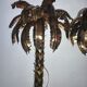 Palm tree brass wall lights